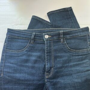 H&M Divided Dark Blue Denim Skinny Jeans